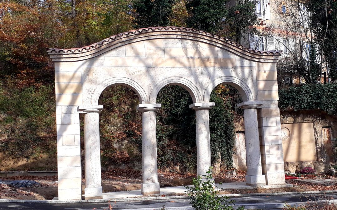 Les arcades historiques de l’ancien  pavillon thermal  enfin restaurées