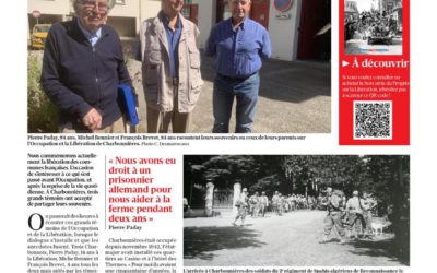 Article Le Progrès du 30/08/2024 : « On vivait dans la peur » Ils racontent leurs souvenirs sous l’occupation