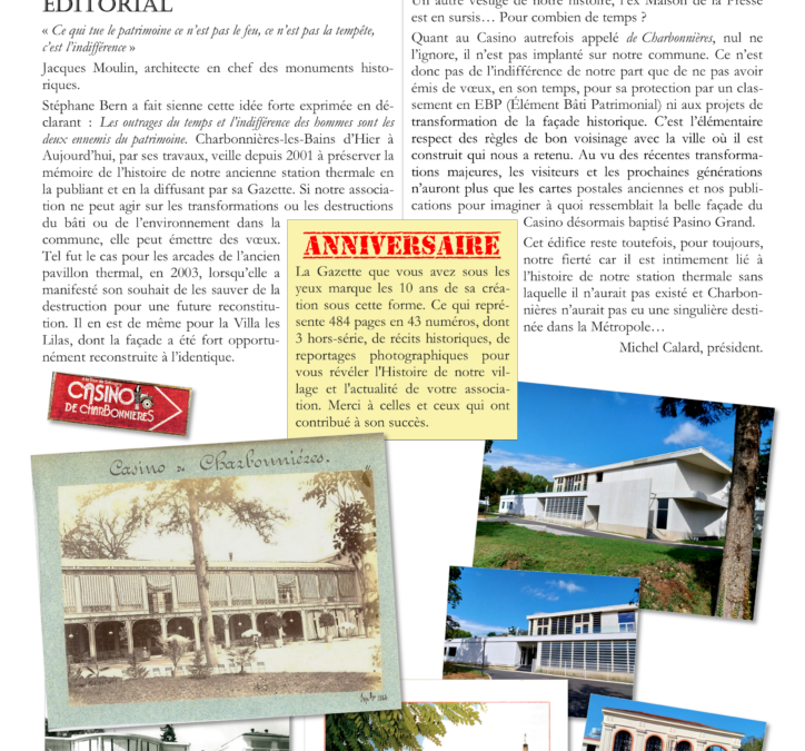 Gazette de Cadichon n°56 – Octobre à Décembre 2024