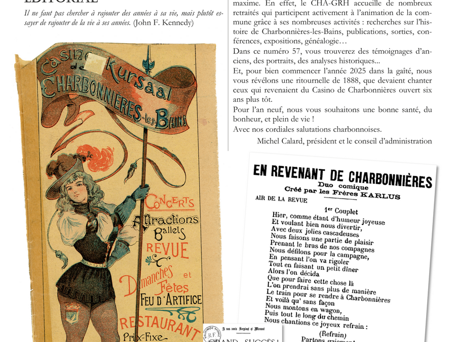 Gazette de Cadichon n° 57 – Janvier à Mars 2025