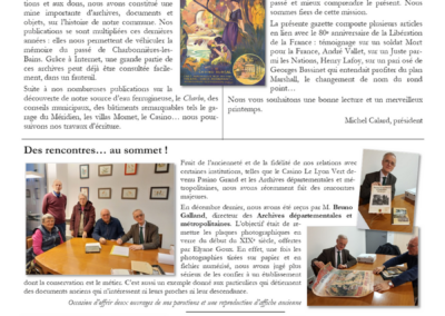 Gazette 58– Avril à Juin 2025