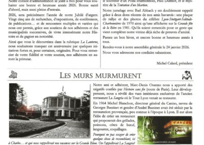 Gazette 61 – Janvier à Mars 2026