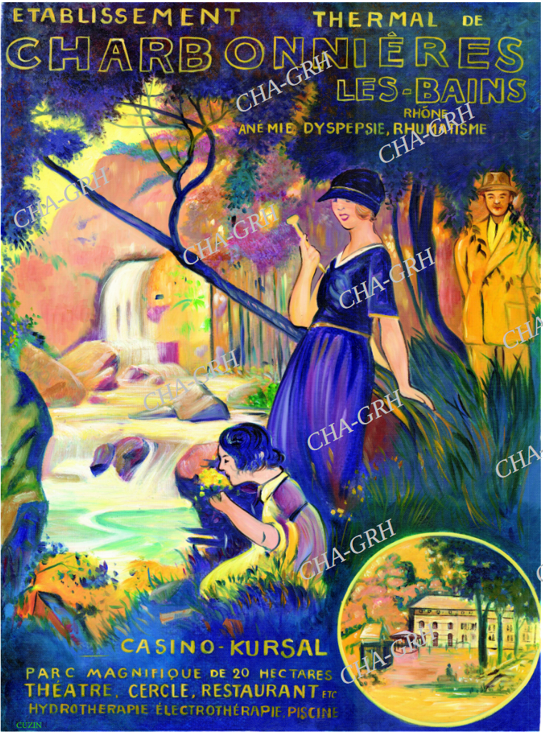 Affiche A CHA-GRH Etablissement thermal de CLB