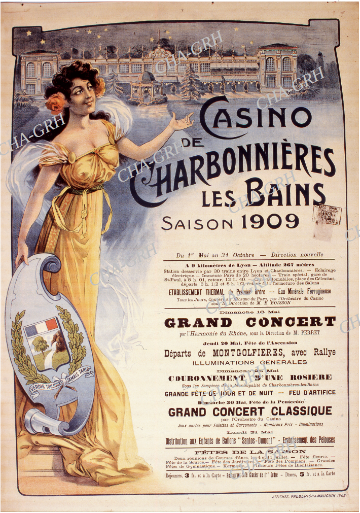 Affiche E CHA-GRH Casino de CLB 1909