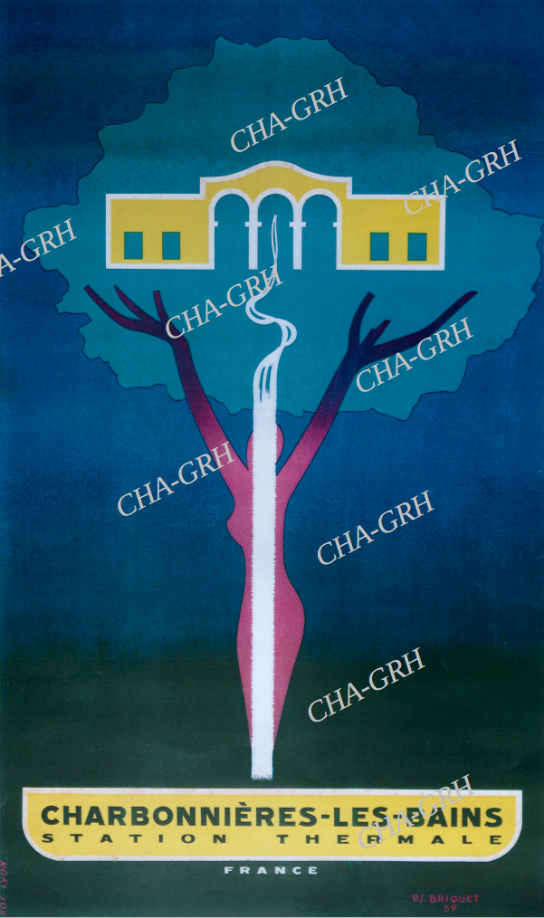 Affiche H CHA-GRH CLB station thermale