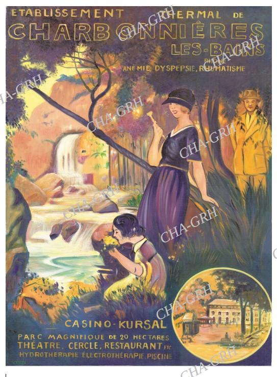 CP n°10 Affiche d'après Charles Cuzin coll CHA-GRH