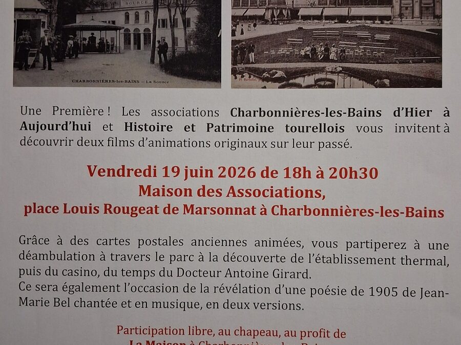 Projection de 2 films sur La Tour-de-Salvagny et Charbonnières 19 juin 2026