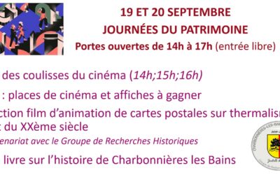Journées Européennes du Patrimoine 19-20 septembre 2026