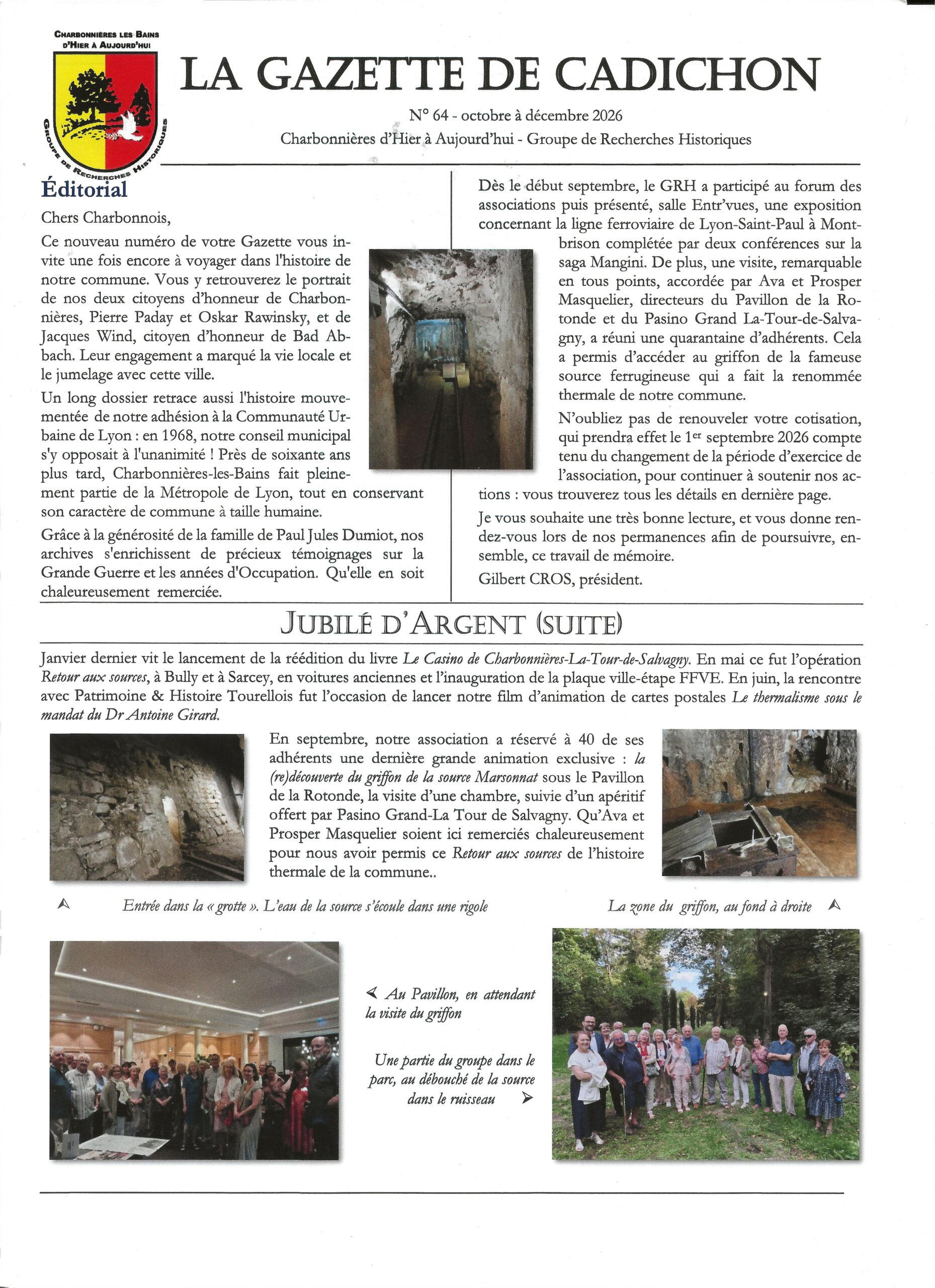 Gazette Cadichon n°64 Gazette Cadichon n°57